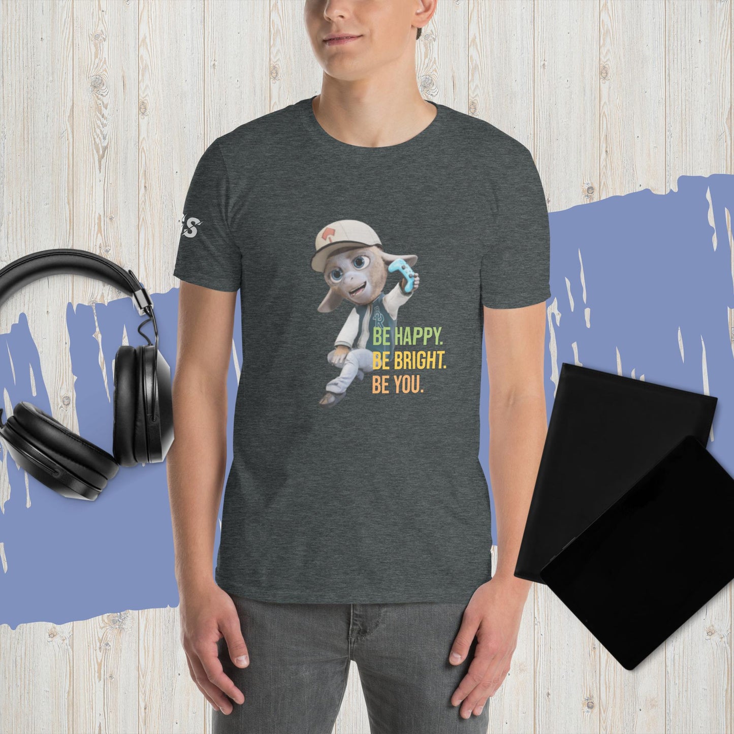 Uniseks T-shirt met korte mouw